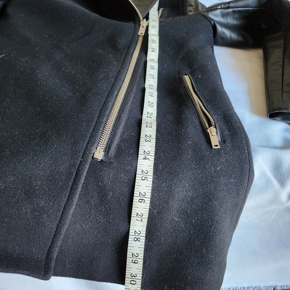 Aritzia Wilfred Free Fei XXS jacket, wool cashmere blend lamb leather - Picture 10 of 11